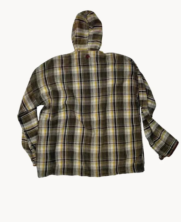 MONOSTEREO Rag Sack Plaid Hoodie – Washed Black