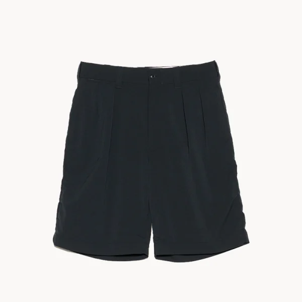 NANAMICA Alphadry Double Pleat Shorts – Black