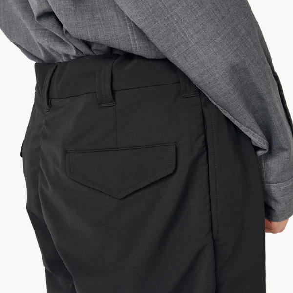 NANAMICA Alphadry Double Pleat Shorts – Black