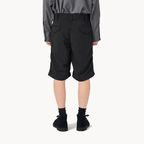 NANAMICA Alphadry Double Pleat Shorts – Black