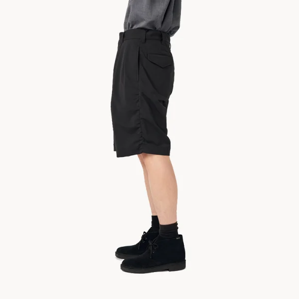 NANAMICA Alphadry Double Pleat Shorts – Black