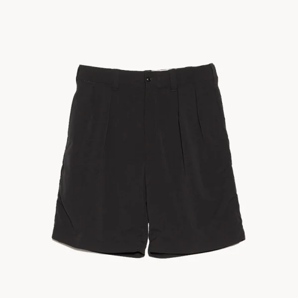 NANAMICA Alphadry Double Pleat Shorts – Black