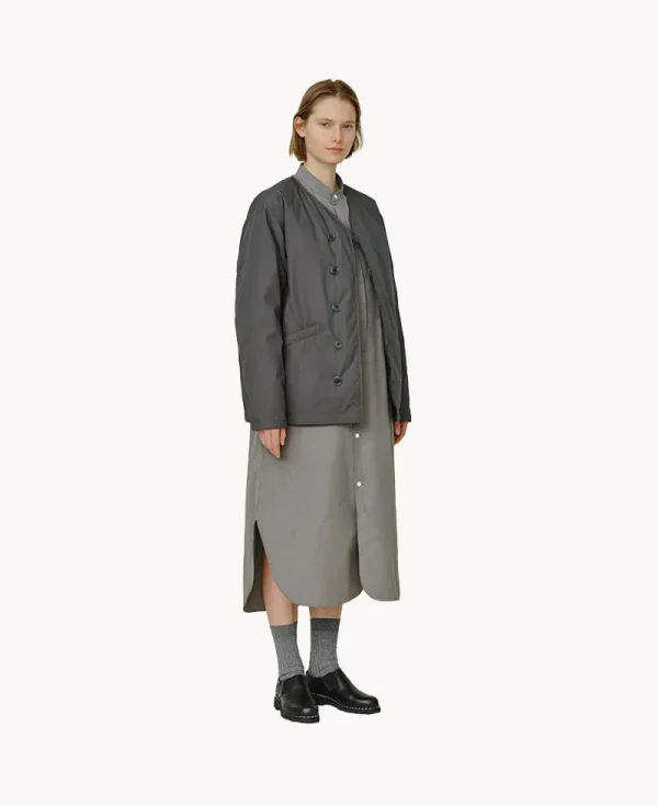 NANAMICA Down Cardigan Black