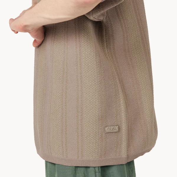 NANAMICA Knit Polo Sweater – Charcoal