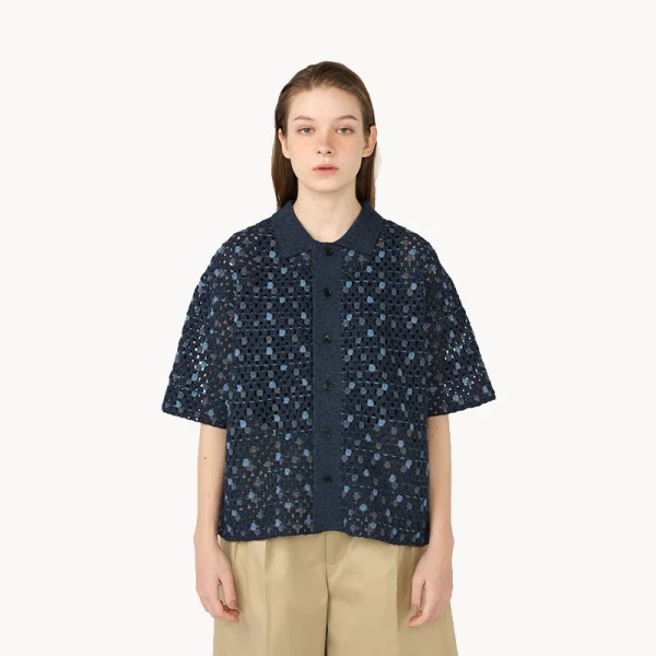 NANAMICA Knit Shirt – Light Beige