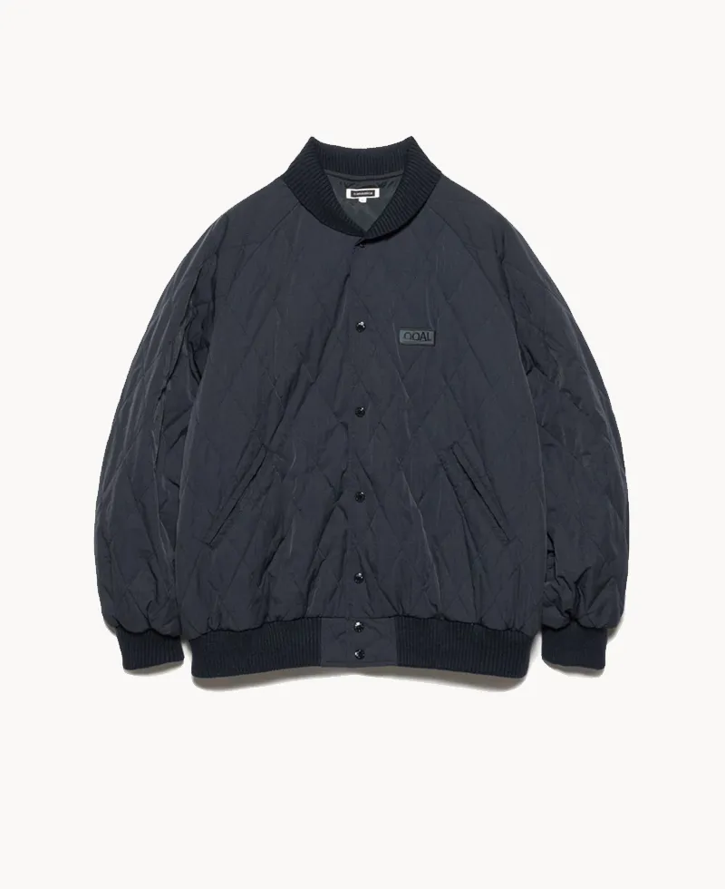 NANAMICA OOAL Quilting Varsity Jacket Dark Navy NANAMICA OOAL Quilting Varsity Jacket Dark Navy