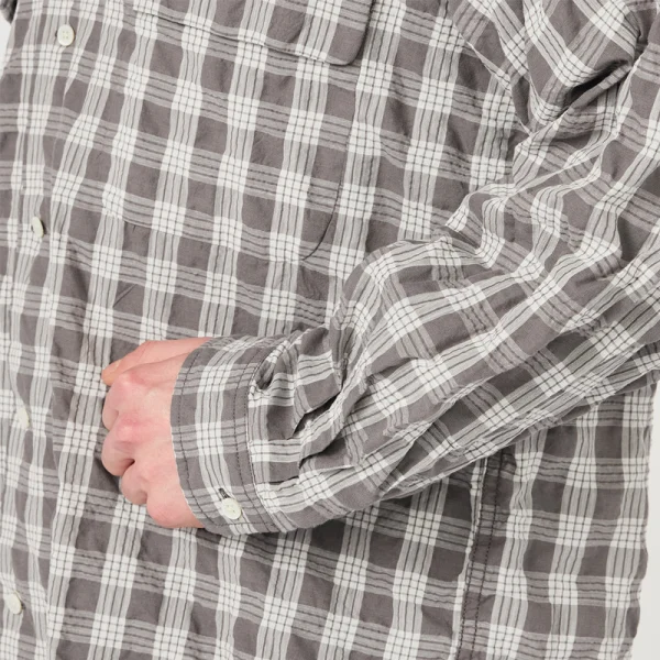 NANAMICA Palaka Check Shirt – Gray