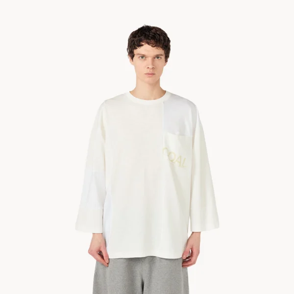 NANAMICA Patchwork Tee – Off White