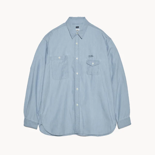 NANAMICA Regular Collar Chambray Shirt – Light Indigo