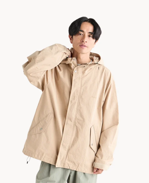 NANGA Dry Cotton Field Short Parka – Beige