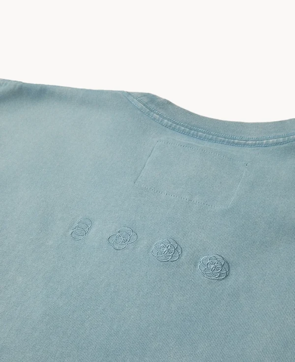 NANGA Garment Dye Tee – Lt. Blue