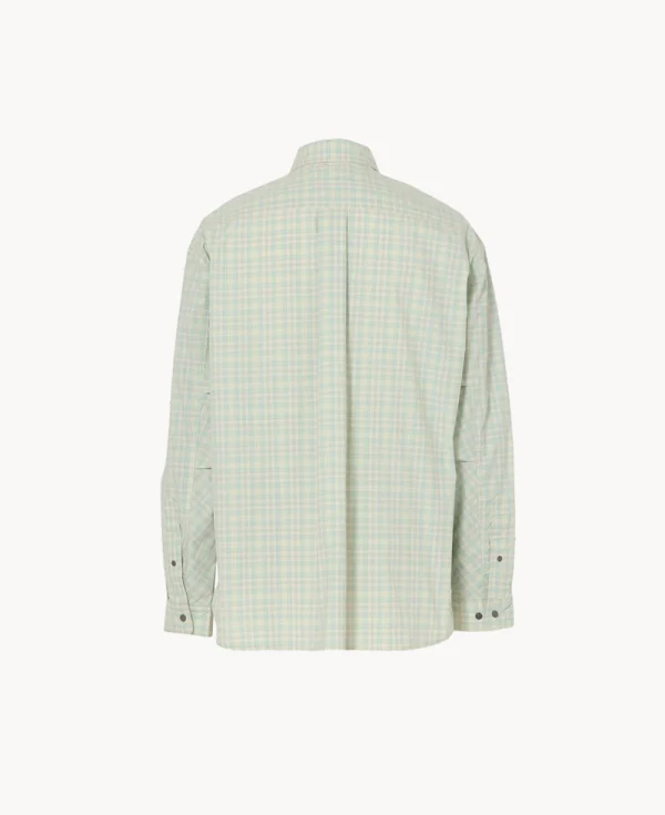 NANGA Mini Plaid Camp Shirt – Beige
