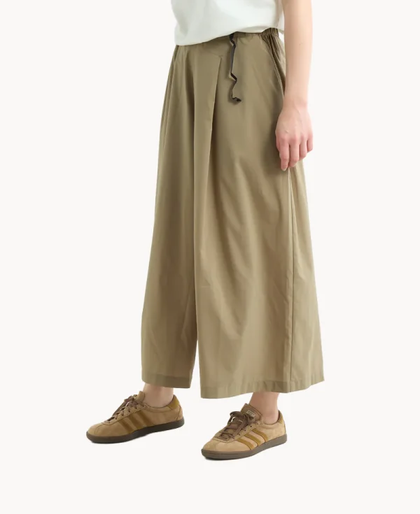 NANGA Poplin Wide Women Pants – Khaki