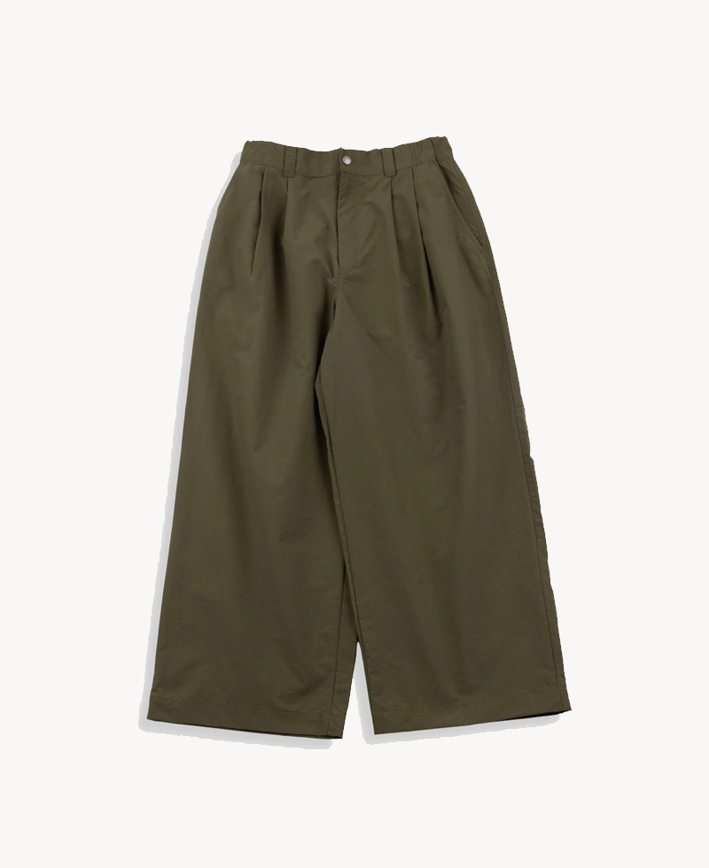 NANGA Poplin Wide Women Pants – Khaki NANGA Poplin Wide Women Pants – Khaki