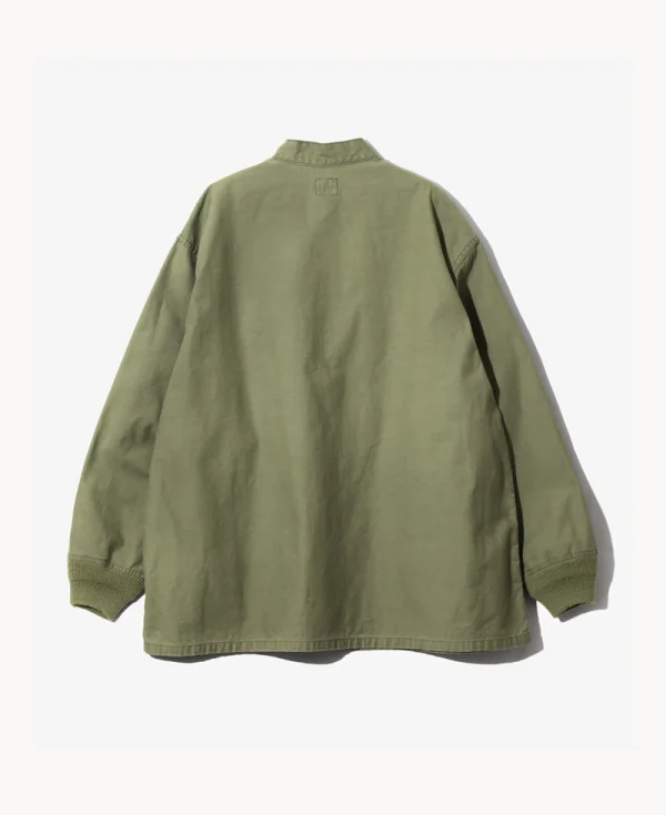 NEEDLES Army Shirt - Reversed Sateen Olive