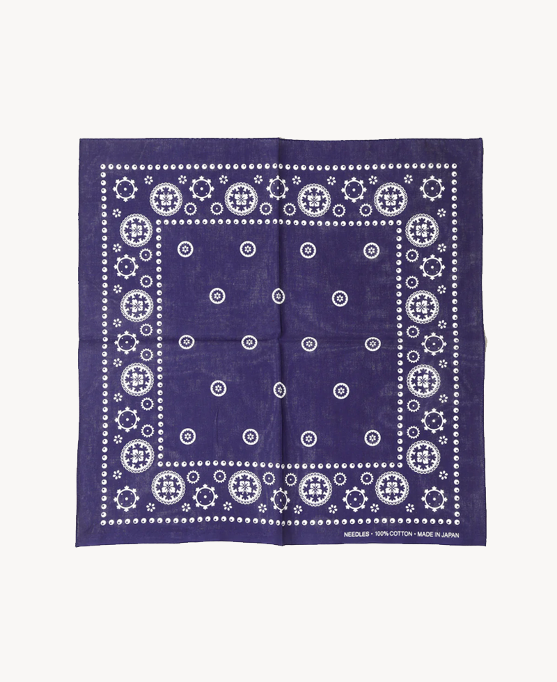 NEEDLES Bandana - Square Eggplant NEEDLES Bandana - Square Eggplant