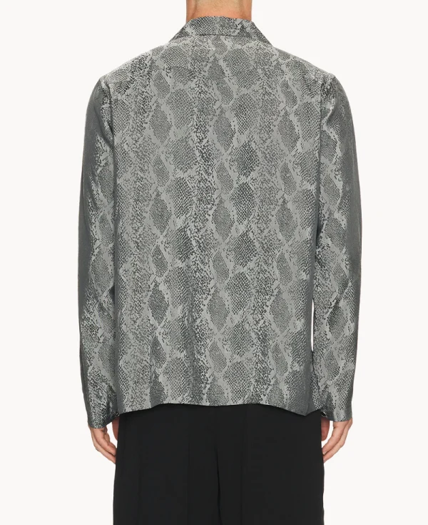 NEEDLES Cowboy One-Up Shirt - Python Jacquard Purple
