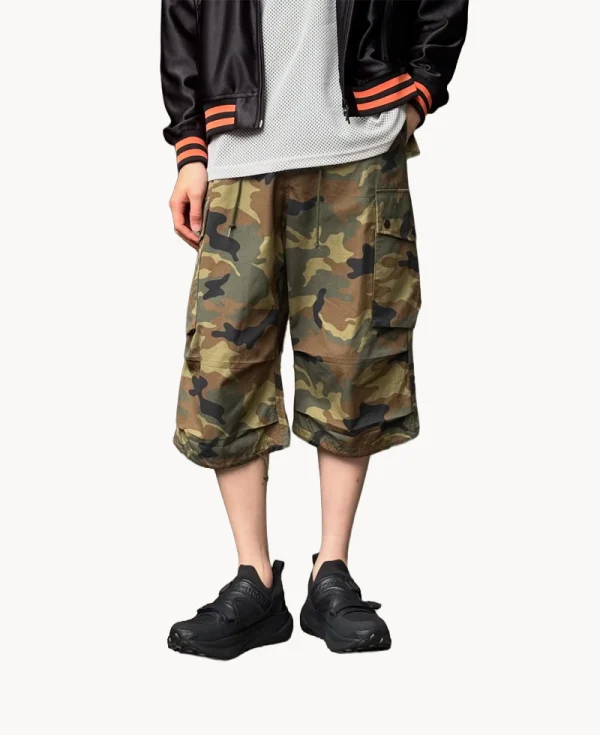 NEEDLES Field Short - Cotton Ripstop Woodland