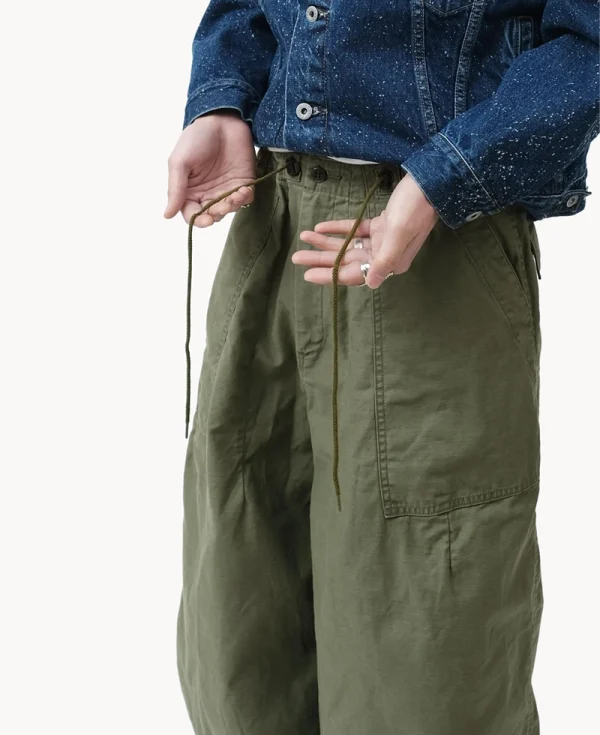 NEEDLES H.D. Pant - Fatigue Olive