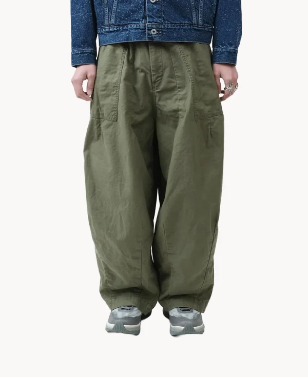 NEEDLES H.D. Pant - Fatigue Olive