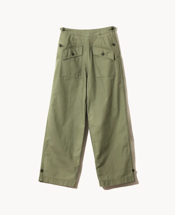 NEEDLES Marine Pant - Reversed Sateen Olive