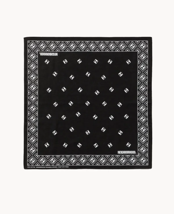 NEIGHBORHOOD Bandana – Black