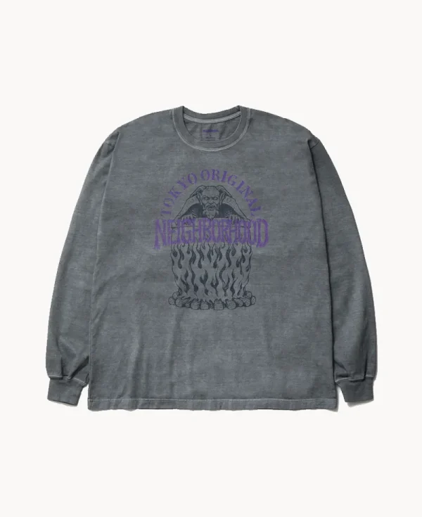 NEIGHBORHOOD NH LS Tee-3 – Gray