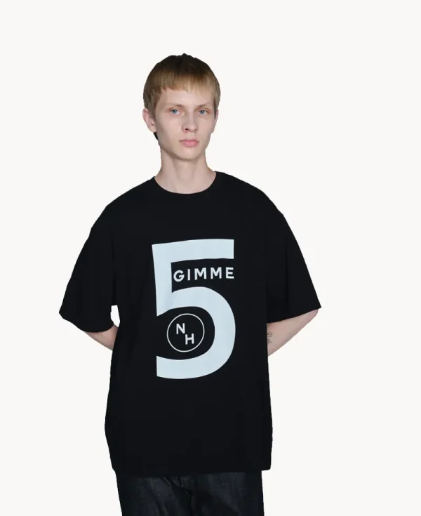 NEIGHBORHOOD NH x GIMME FIVE. SS Tee-2 – White