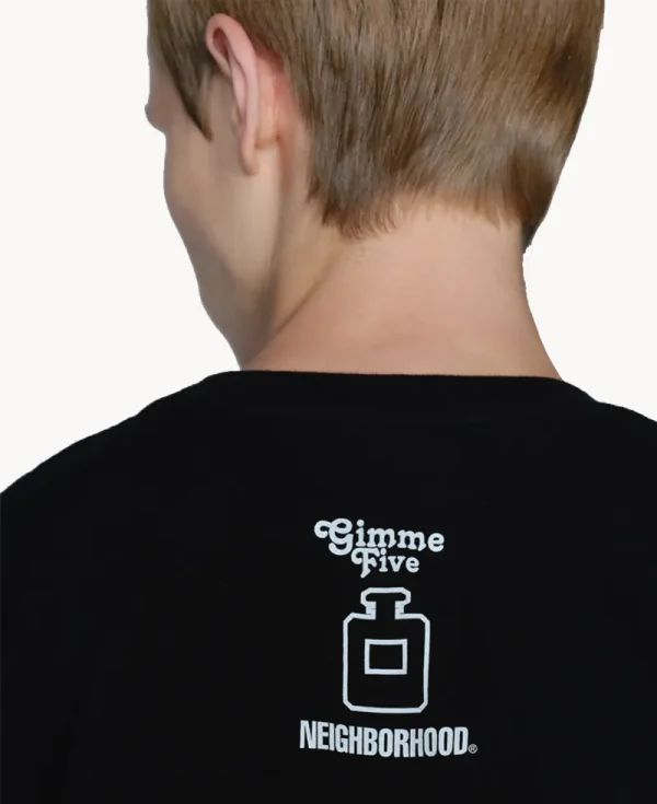 NEIGHBORHOOD NH x GIMME FIVE. SS Tee-2 – White