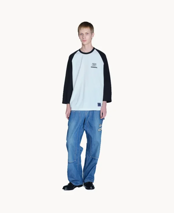 NEIGHBORHOOD NH x M&amp;M. Classic Raglan 3Q – Navy