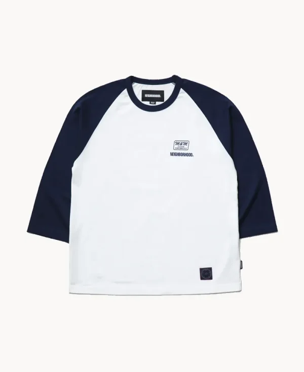 NEIGHBORHOOD NH x M&amp;M. Classic Raglan 3Q – Navy