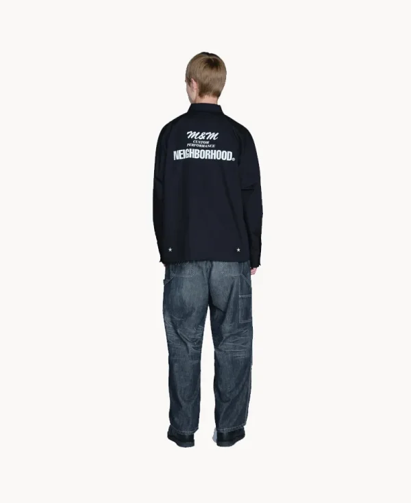 NEIGHBORHOOD NH x M&amp;M. Classic Work LS Shirt – Gray