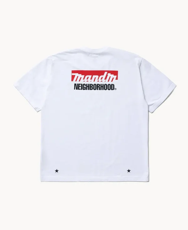 NEIGHBORHOOD NH x M&amp;M. SS Tee-1 – White