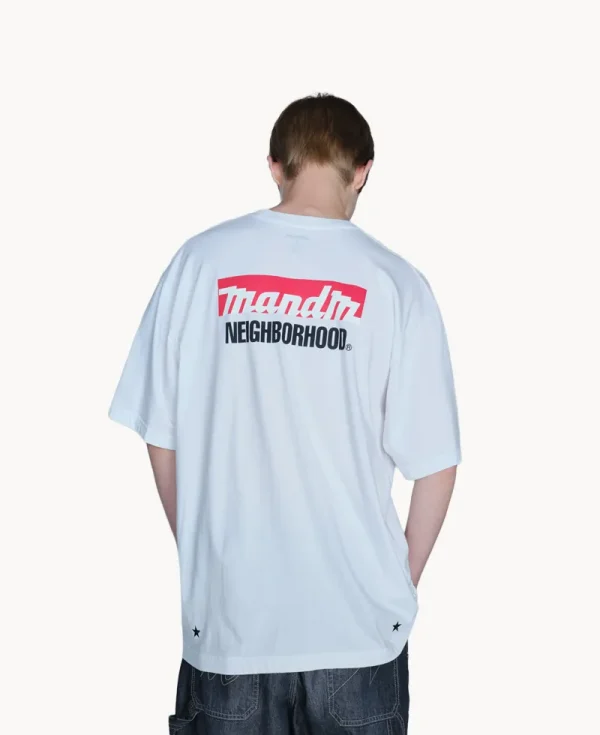 NEIGHBORHOOD NH x M&amp;M. SS Tee-1 – White