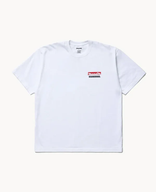NEIGHBORHOOD NH x M&amp;M. SS Tee-1 – White