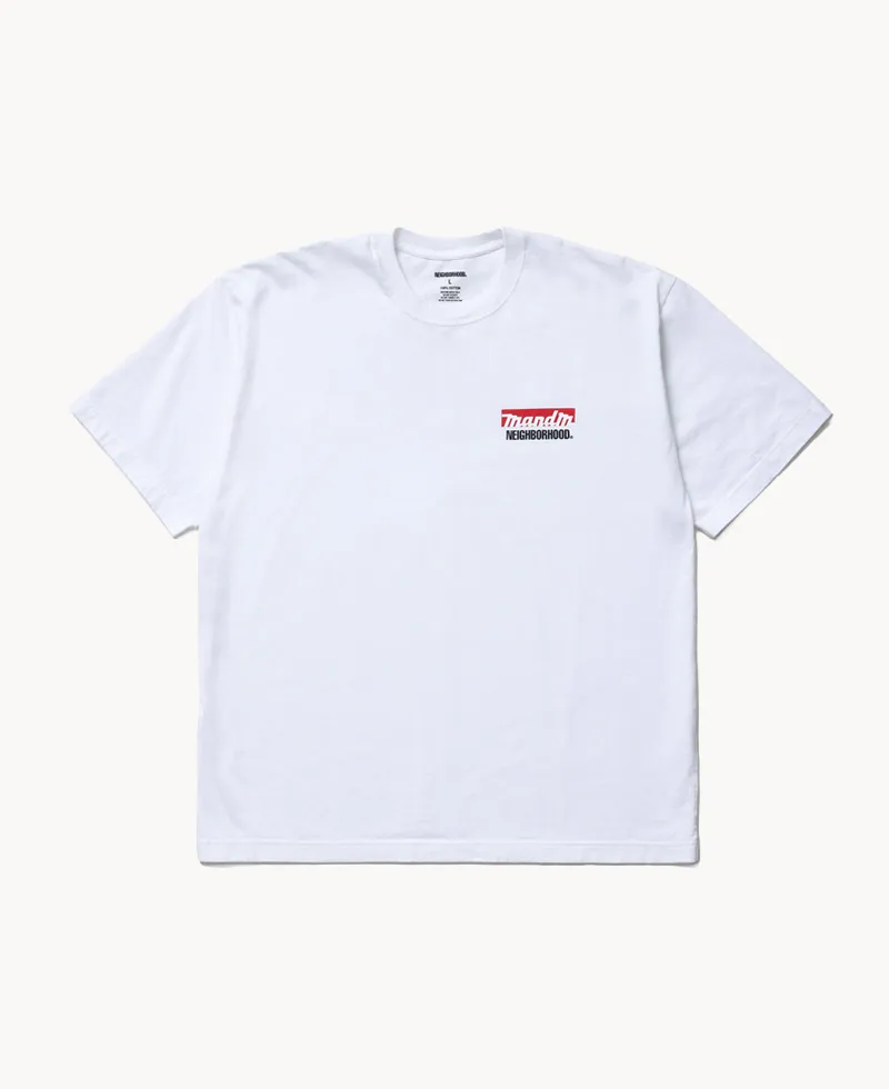 NEIGHBORHOOD NH x M&M. SS Tee-1 – White NEIGHBORHOOD NH x M&M. SS Tee-1 – White