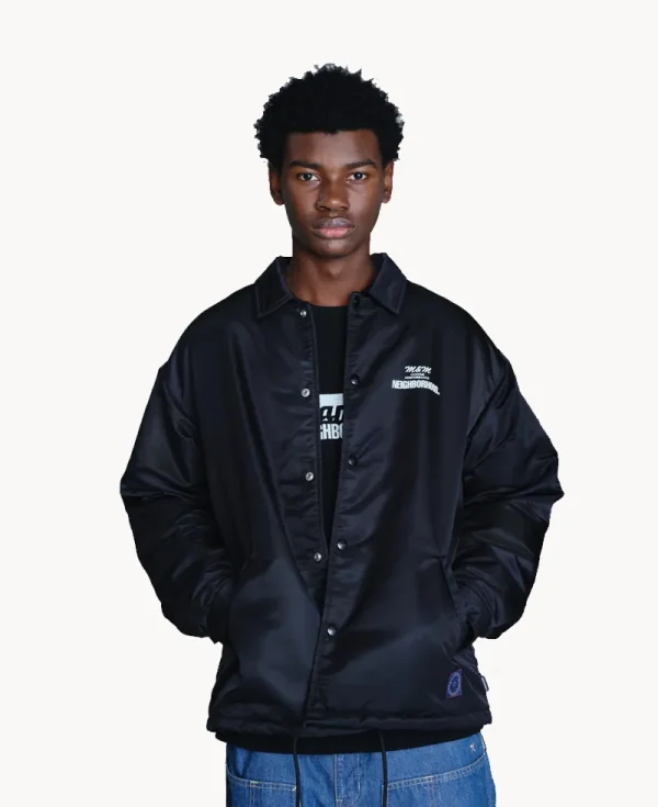 NEIGHBORHOOD NH x M&M. Windbreaker Jacket - Navy - THEROOM