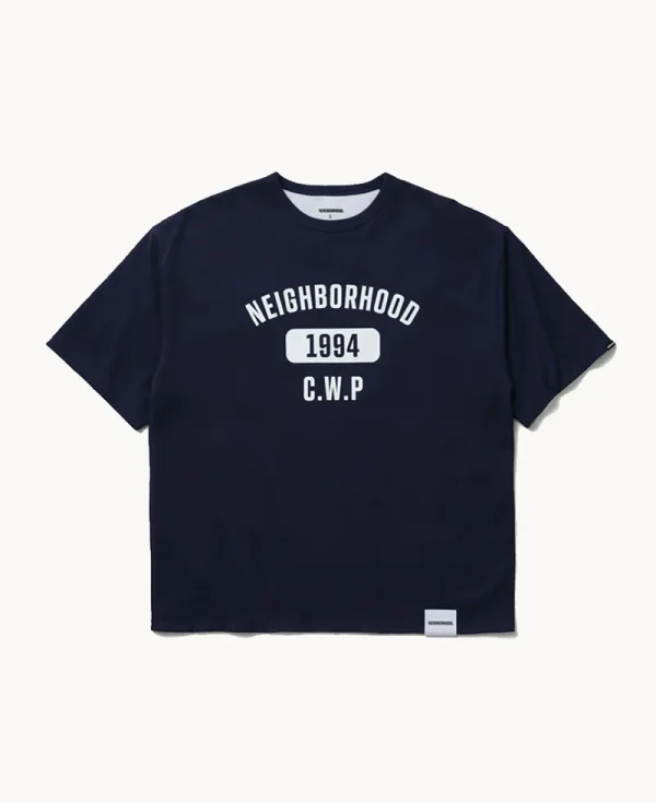 NEIGHBORHOOD Reversible SS Crewneck – Navy