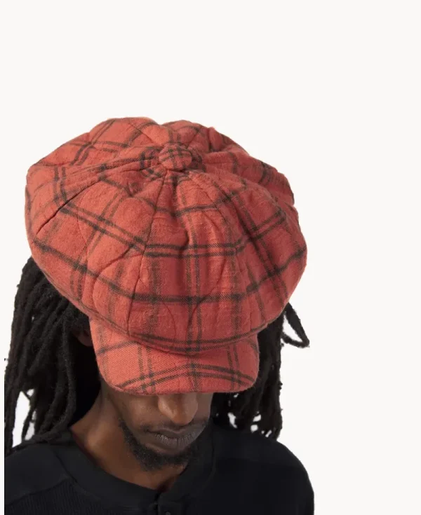 NICHOLAS DALEY Baker Boy – Burnt Red Rebel Plaid