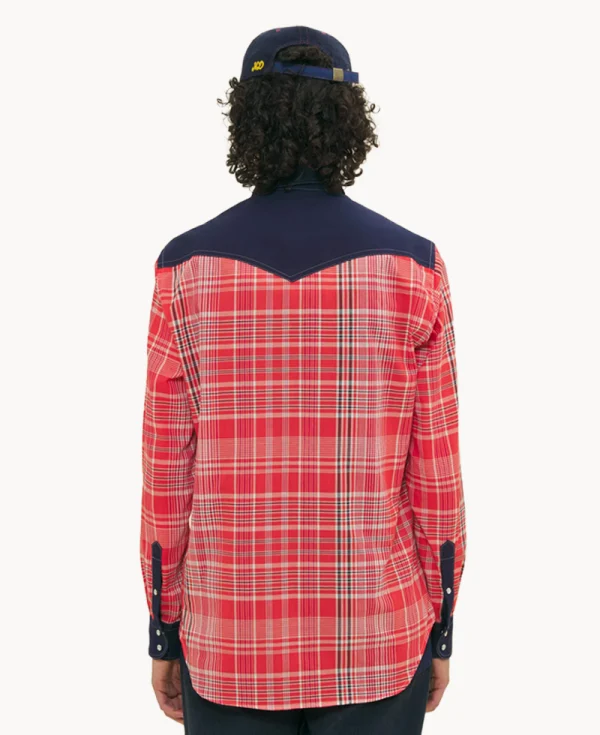 NICHOLAS DALEY GITMAN BROTHER ND MADRAS Shirt – Red