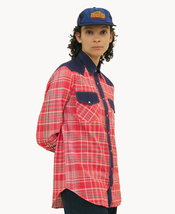 NICHOLAS DALEY GITMAN BROTHER ND MADRAS Shirt – Red