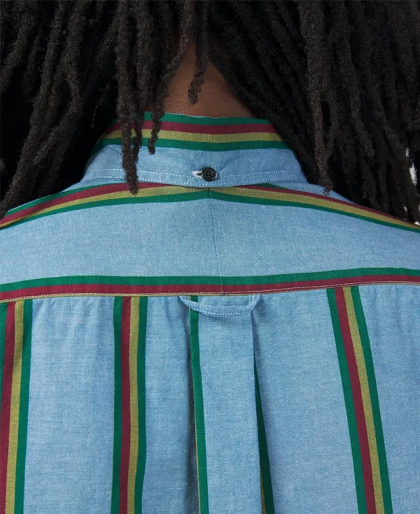 NICHOLAS DALEY GITMAN BROTHERS Vintage BD Shirt – Rebel Stripe Chambray