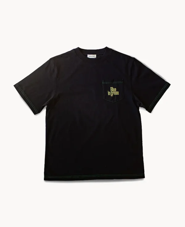 NICHOLAS DALEY Hibiscus Tee – Black 7oz Jersey
