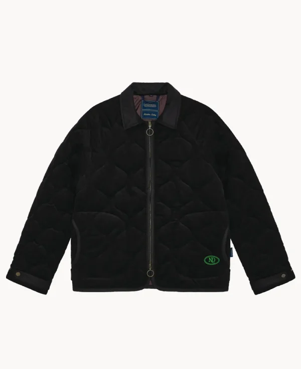 NICHOLAS DALEY LAVENHAM Riot Jacket – Black Wale Corduroy