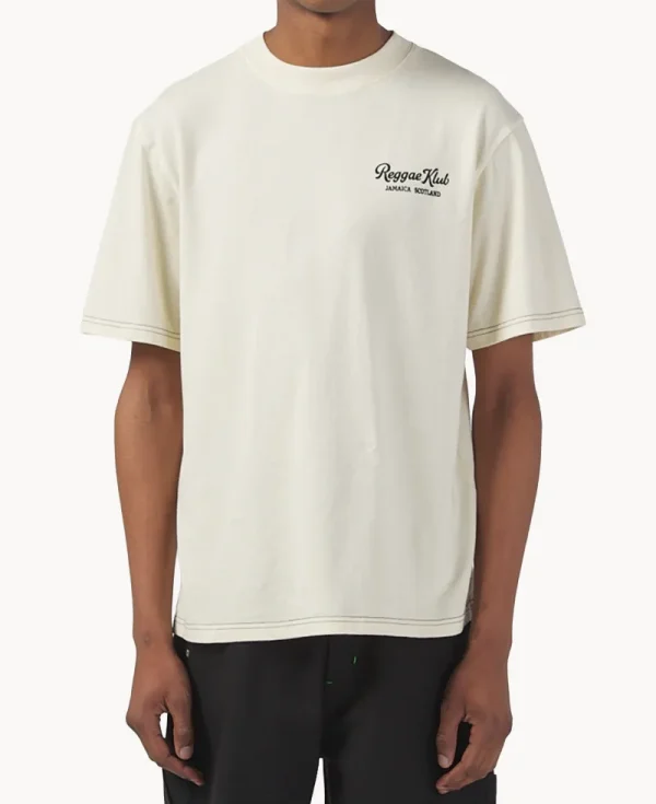 NICHOLAS DALEY Lion Tee - Rice White