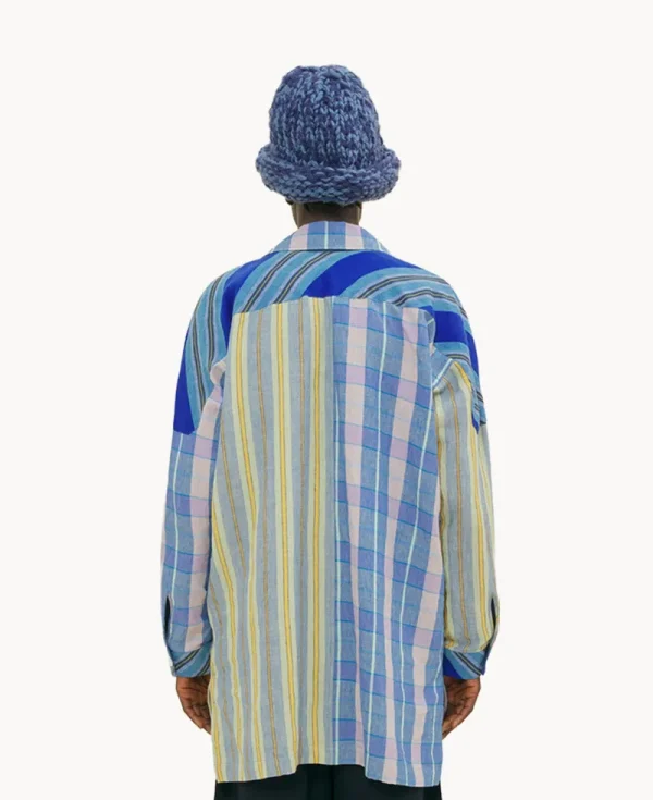 NICHOLAS DALEY Parchwork Jacket - Blue Mix