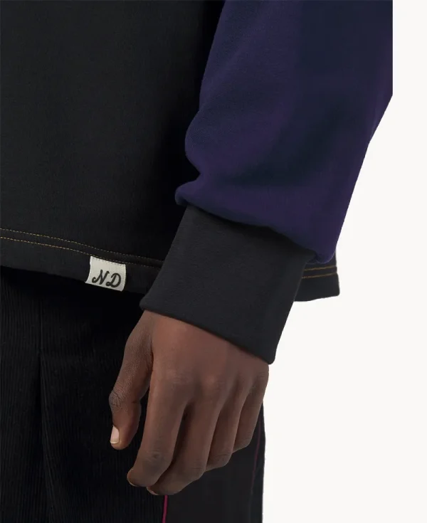 NICHOLAS DALEY Reggae Klub Rugby Jersey – Black Midnight 10oz Sweat