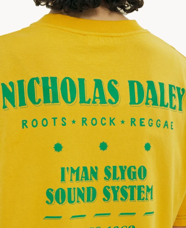 NICHOLAS DALEY Roots Rock Regaae Tee - Gold