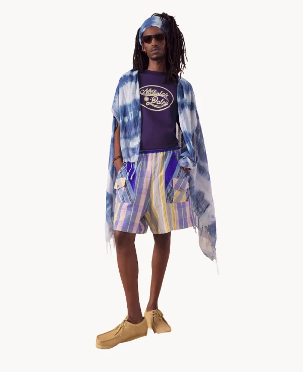 NICHOLAS DALEY Scout Shorts - Blue Mix