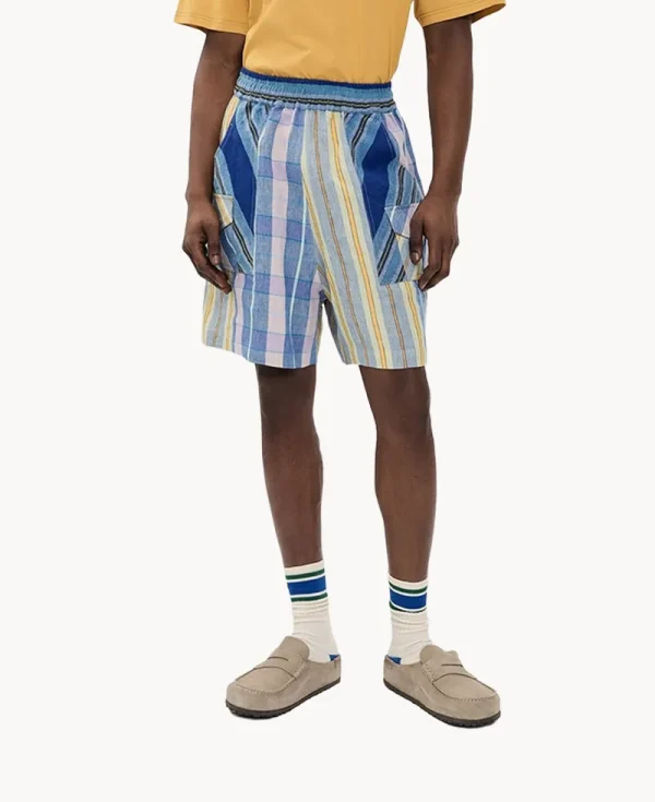 NICHOLAS DALEY Scout Shorts - Blue Mix